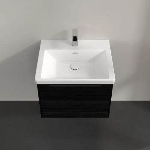 Bild von VILLEROY BOCH Subway 3.0 Waschbeckenunterschrank, 1 Auszug, 572 x 429 x 478 mm, Black Oak #C57701AB