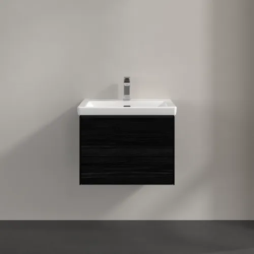 Bild von VILLEROY BOCH Subway 3.0 Waschbeckenunterschrank, 1 Auszug, 572 x 429 x 478 mm, Black Oak #C57701AB