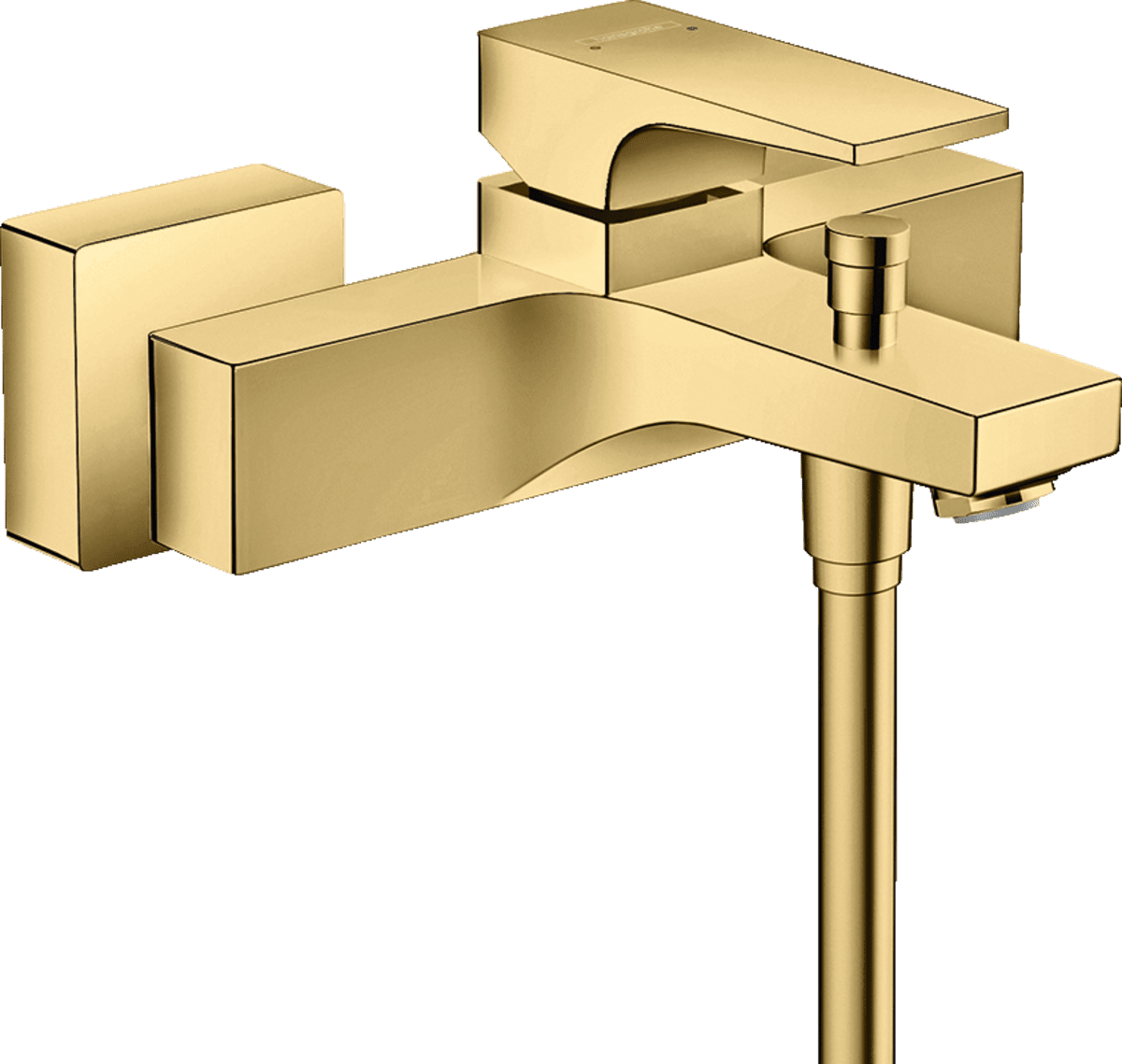 Зображення з  HANSGROHE Metropol Single lever bath mixer for exposed installation with lever handle #32540990 - Polished Gold Optic