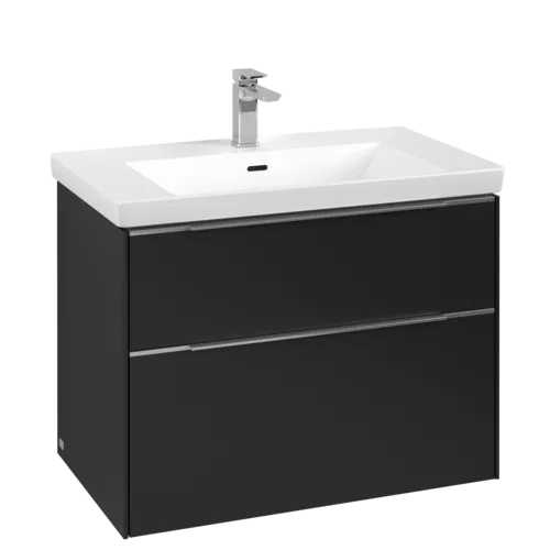 Picture of VILLEROY BOCH Subway 3.0 Vanity unit, 2 pull-out compartments, 772 x 576 x 478 mm, Volcano Black #C57400VL