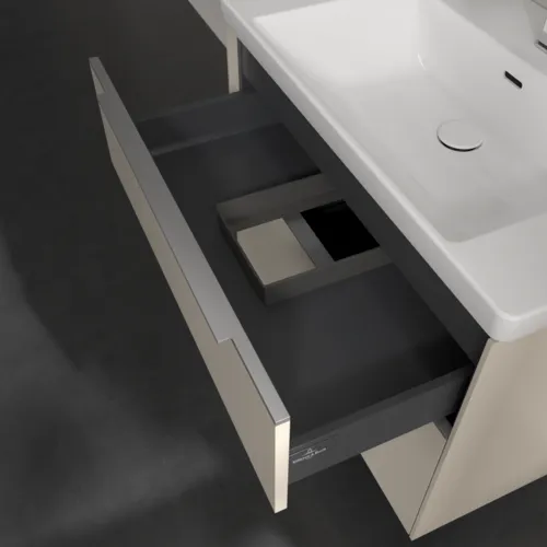 Bild von VILLEROY BOCH Subway 3.0 Waschbeckenunterschrank, 2 Auszüge, 772 x 576 x 478 mm, Cashmere Grey #C57400VN