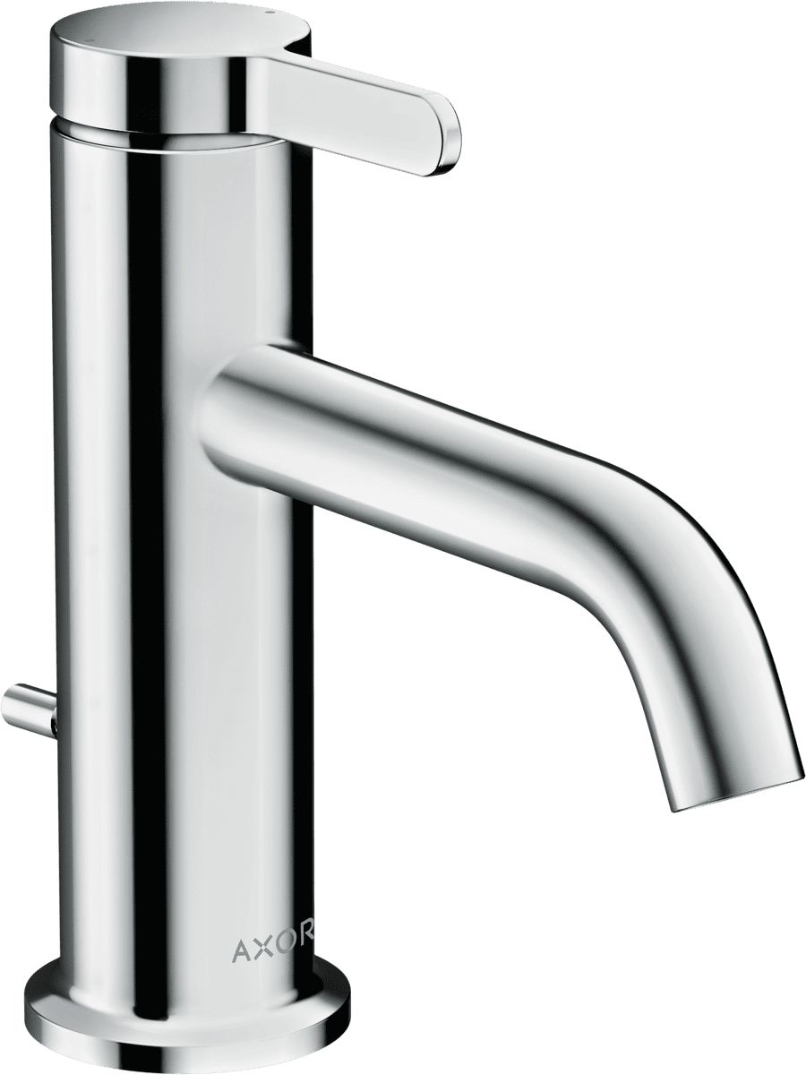 Picture of HANSGROHE AXOR One Single lever basin mixer 70 with lever handle and pop-up waste set #48000000 - Chrome