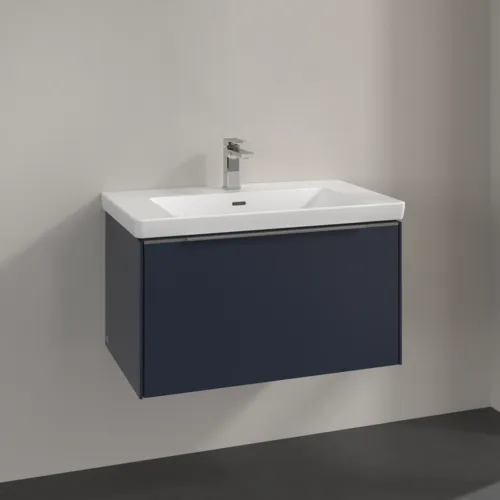 Bild von VILLEROY BOCH Subway 3.0 Waschbeckenunterschrank, 1 Auszug, 772 x 429 x 478 mm, Marine Blue #C57300VQ