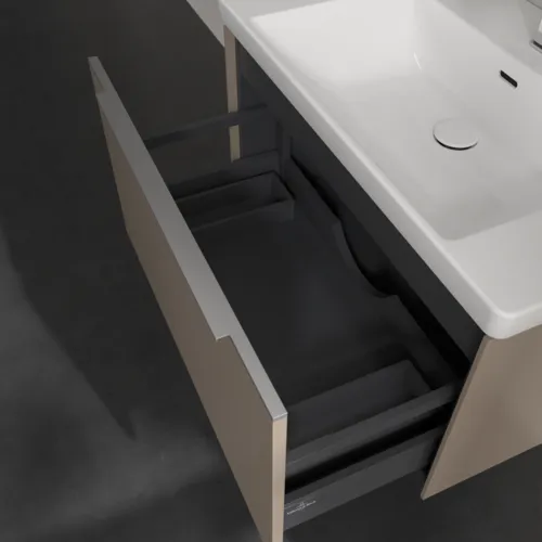 Bild von VILLEROY BOCH Subway 3.0 Waschbeckenunterschrank, 1 Auszug, 772 x 429 x 478 mm, Taupe #C57300VM