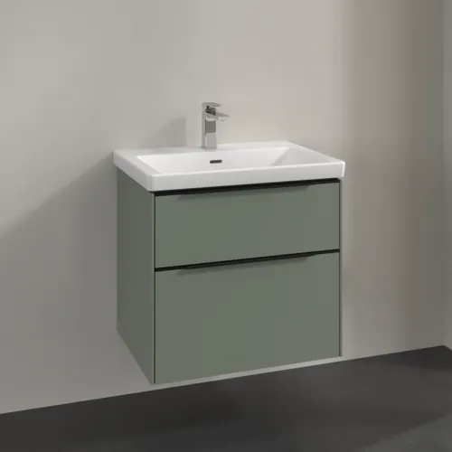 Bild von VILLEROY BOCH Subway 3.0 Waschbeckenunterschrank, 2 Auszüge, 622 x 576 x 478 mm, Soft Green #C57601AF