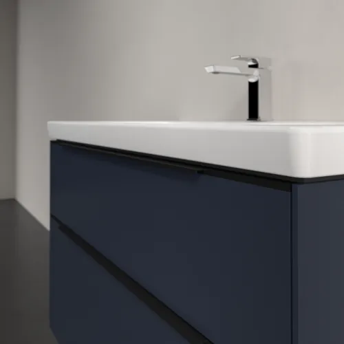 Bild von VILLEROY BOCH Subway 3.0 Waschbeckenunterschrank, mit Beleuchtung, 2 Auszüge, 973 x 576 x 478 mm, Marine Blue #C570L1VQ