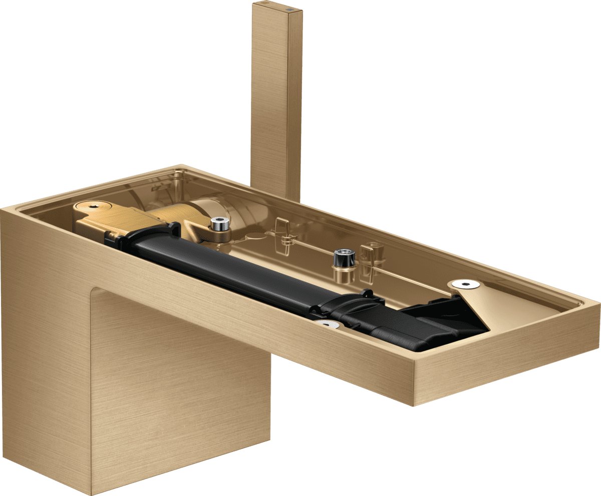 HANSGROHE AXOR MyEdition Einhebel-Waschtischmischer 70 mit Push-Open Ablaufgarnitur ohne Platte #47012140 - Brushed Bronze