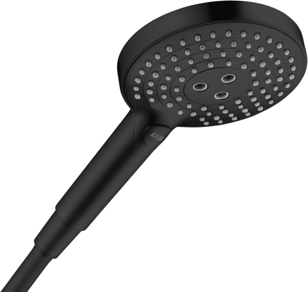 HANSGROHE AXOR ShowerSolutions Handbrause 120 3jet #26050670 - Mattschwarz