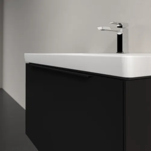 Bild von VILLEROY BOCH Subway 3.0 Waschbeckenunterschrank, 1 Auszug, 772 x 429 x 478 mm, Volcano Black #C57301VL