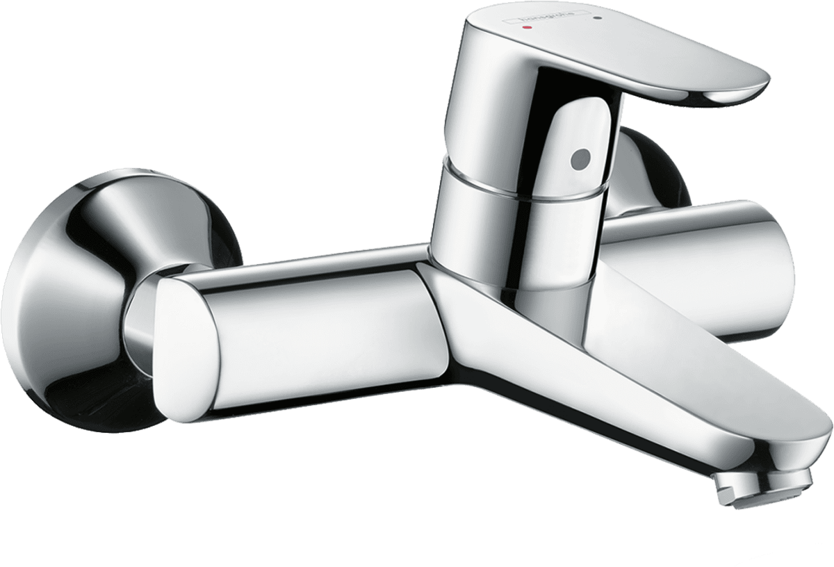 Bild von HANSGROHE Focus Einhebel-Waschtischmischer Aufputz für Wandmontage #31923000 - Chrom