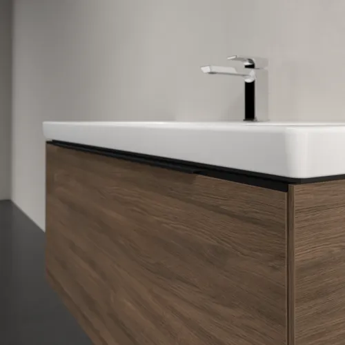 Bild von VILLEROY BOCH Subway 3.0 Waschbeckenunterschrank, mit Beleuchtung, 1 Auszug, 973 x 429 x 478 mm, Arizona Oak #C569L1VH