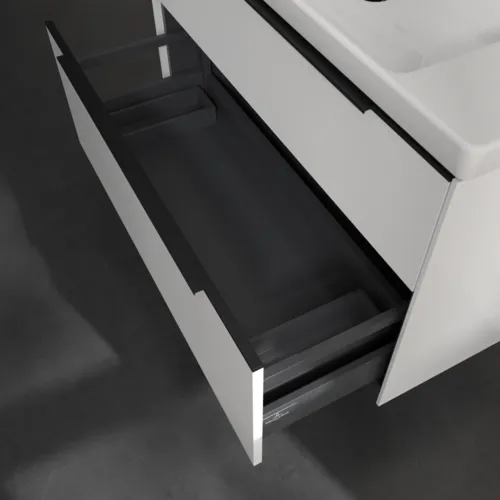 Bild von VILLEROY BOCH Subway 3.0 Waschbeckenunterschrank, mit Beleuchtung, 2 Auszüge, 973 x 576 x 478 mm, Brilliant White #C570L1VE