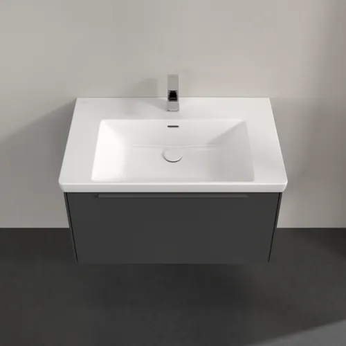 Picture of VILLEROY BOCH Subway 3.0 Vanity unit, 1 pull-out compartment, 772 x 429 x 478 mm, Graphite #C57302VR