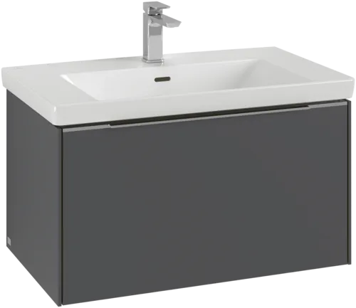 Picture of VILLEROY BOCH Subway 3.0 Vanity unit, 1 pull-out compartment, 772 x 429 x 478 mm, Graphite #C57302VR