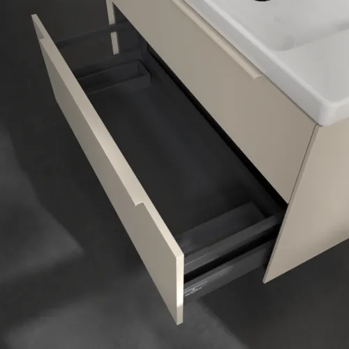 Obrázek VILLEROY BOCH Subway 3.0 Vanity unit, s osvětlením, 2 výsuvy, 973 x 576 x 478 mm, Cashmere Grey #C570L2VN