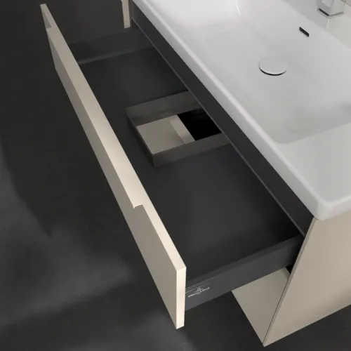 Obrázek VILLEROY BOCH Subway 3.0 Vanity unit, s osvětlením, 2 výsuvy, 973 x 576 x 478 mm, Cashmere Grey #C570L2VN