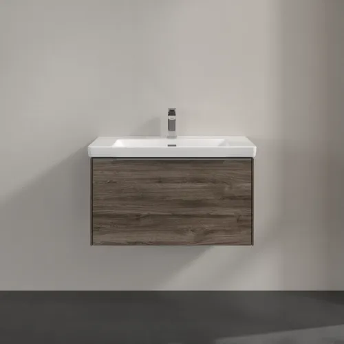 Bild von VILLEROY BOCH Subway 3.0 Waschbeckenunterschrank, 1 Auszug, 772 x 429 x 478 mm, Stone Oak #C57300RK
