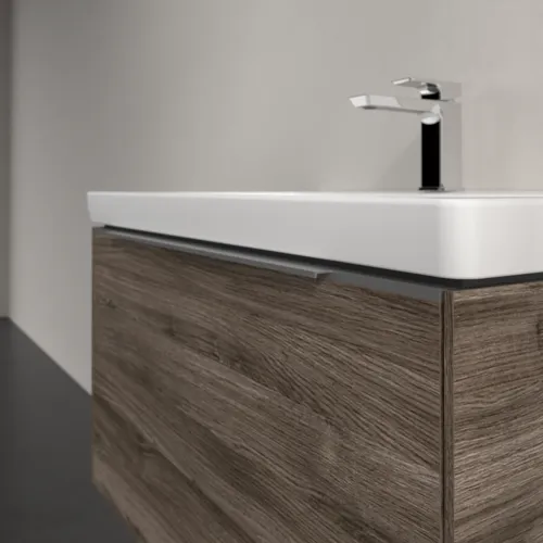 Bild von VILLEROY BOCH Subway 3.0 Waschbeckenunterschrank, 1 Auszug, 772 x 429 x 478 mm, Stone Oak #C57300RK