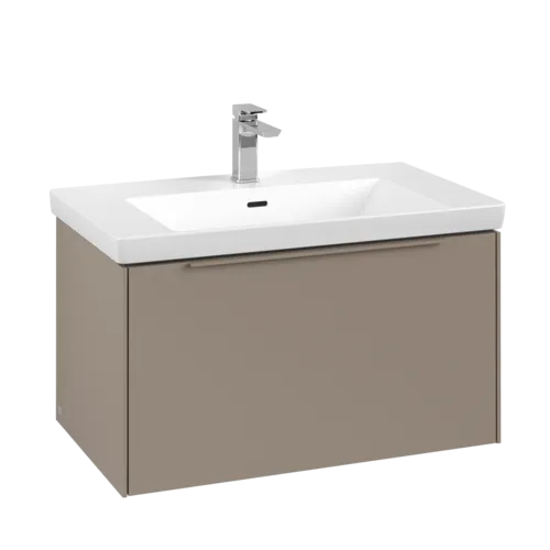 Picture of VILLEROY BOCH Subway 3.0 Vanity unit, 1 pull-out compartment, 772 x 429 x 478 mm, Taupe #C57302VM