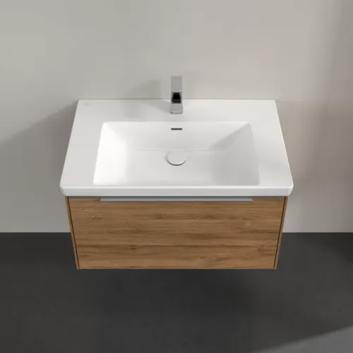 Bild von VILLEROY BOCH Subway 3.0 Waschbeckenunterschrank, 1 Auszug, 772 x 429 x 478 mm, Kansas Oak #C57300RH
