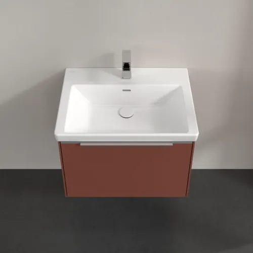 Bild von VILLEROY BOCH Subway 3.0 Waschbeckenunterschrank, 1 Auszug, 622 x 429 x 478 mm, Wine Red #C57500AH