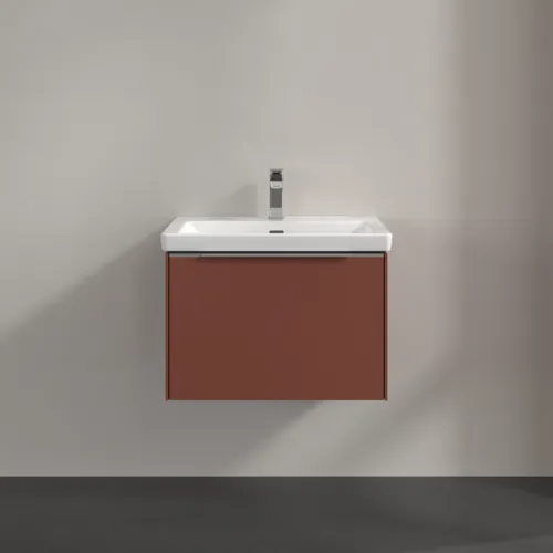 Bild von VILLEROY BOCH Subway 3.0 Waschbeckenunterschrank, 1 Auszug, 622 x 429 x 478 mm, Wine Red #C57500AH