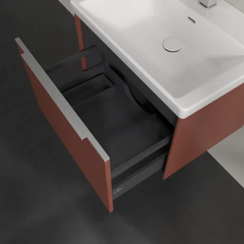 Bild von VILLEROY BOCH Subway 3.0 Waschbeckenunterschrank, 1 Auszug, 622 x 429 x 478 mm, Wine Red #C57500AH