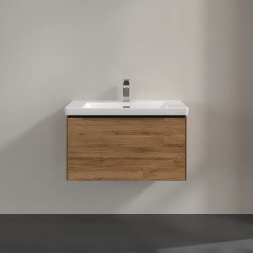 Bild von VILLEROY BOCH Subway 3.0 Waschbeckenunterschrank, 1 Auszug, 772 x 429 x 478 mm, Kansas Oak #C57301RH