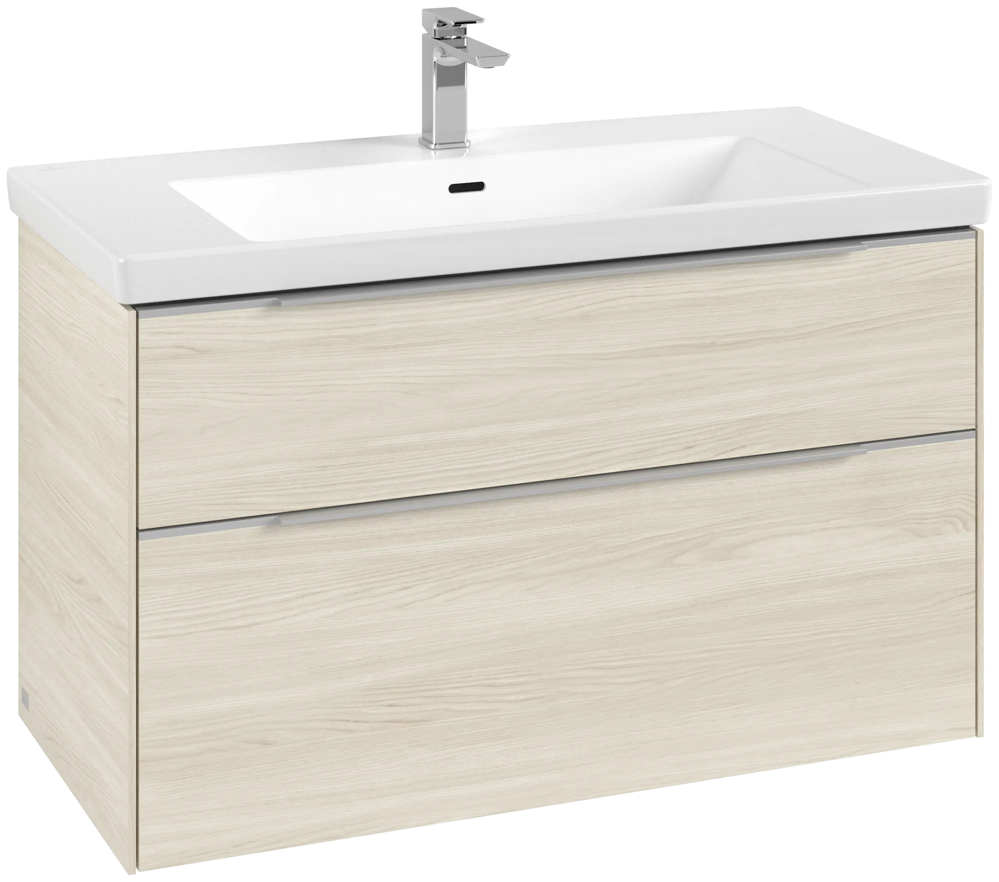 Picture of VILLEROY BOCH Subway 3.0 Vanity unit, 2 pull-out compartments, 973 x 576 x 478 mm, White Oak #C57000AA