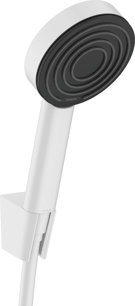 HANSGROHE Pulsify S Brausehalterset 105 1jet mit Brauseschlauch 125 cm #24301700 - Mattweiß