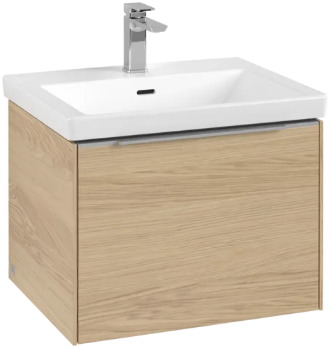 VILLEROY BOCH Subway 3.0 Vanity unit, with lighting, 1 pull-out compartment, 572 x 429 x 478 mm, Nordic Oak #C577L0VJ resmi