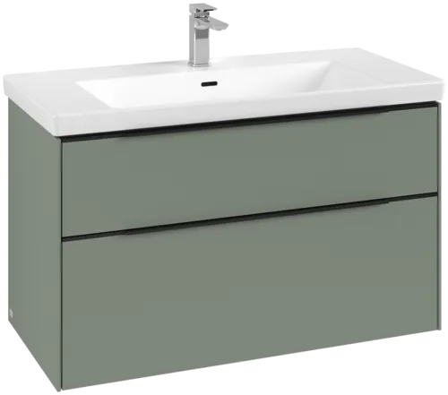 Picture of VILLEROY BOCH Subway 3.0 Vanity unit, 2 pull-out compartments, 973 x 576 x 478 mm, Soft Green #C57001AF