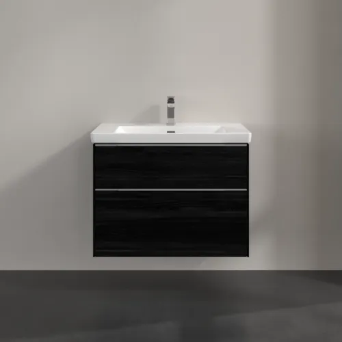 Bild von VILLEROY BOCH Subway 3.0 Waschbeckenunterschrank, 2 Auszüge, 772 x 576 x 478 mm, Black Oak #C57400AB