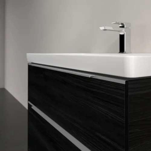 Bild von VILLEROY BOCH Subway 3.0 Waschbeckenunterschrank, 2 Auszüge, 772 x 576 x 478 mm, Black Oak #C57400AB