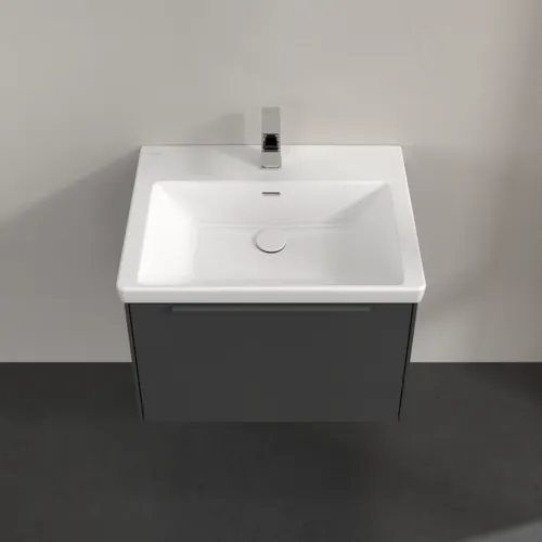 Bild von VILLEROY BOCH Subway 3.0 Waschbeckenunterschrank, mit Beleuchtung, 1 Auszug, 622 x 429 x 478 mm, Graphite #C575L2VR