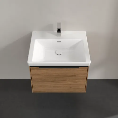 Bild von VILLEROY BOCH Subway 3.0 Waschbeckenunterschrank, 1 Auszug, 572 x 429 x 478 mm, Kansas Oak #C57701RH