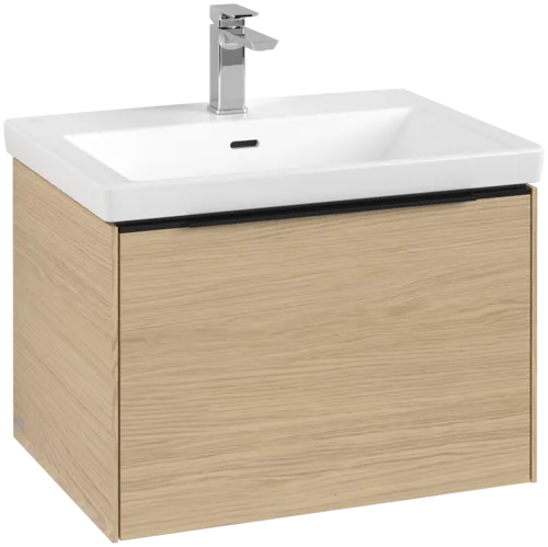 VILLEROY BOCH Subway 3.0 Vanity unit, with lighting, 1 pull-out compartment, 622 x 429 x 478 mm, Nordic Oak #C575L1VJ resmi