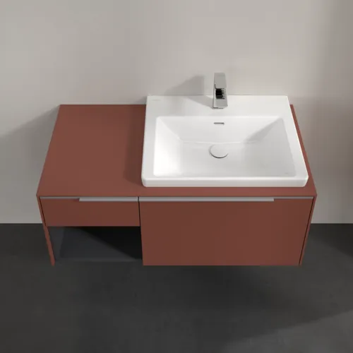 Bild von VILLEROY BOCH Subway 3.0 Waschbeckenunterschrank, 2 Auszüge, 1001 x 423 x 516 mm, Wine Red / Wine Red #C57100AH