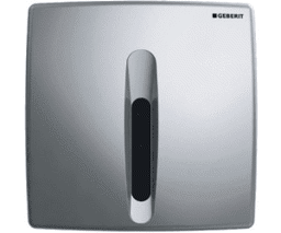 Bild von GEBERIT Urinalsteuerung mit elektronischer Spülauslösung, Netzbetrieb, Abdeckplatte Kunststoff, Basic 115.817.46.5