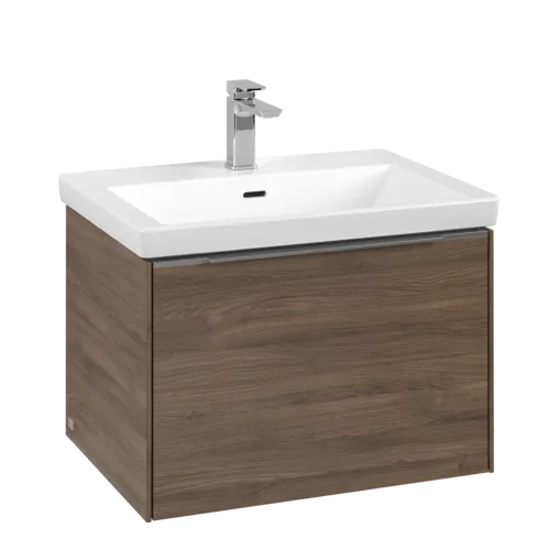 VILLEROY BOCH Subway 3.0 Vanity unit, with lighting, 1 pull-out compartment, 622 x 429 x 478 mm, Arizona Oak #C575L0VH resmi