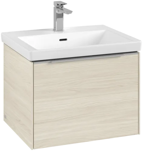 VILLEROY BOCH Subway 3.0 Vanity unit, with lighting, 1 pull-out compartment, 572 x 429 x 478 mm, White Oak #C577L0AA resmi
