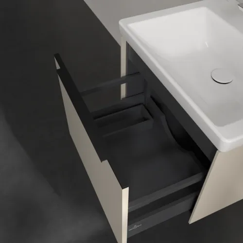 Bild von VILLEROY BOCH Subway 3.0 Waschbeckenunterschrank, 1 Auszug, 572 x 429 x 478 mm, Cashmere Grey #C57701VN