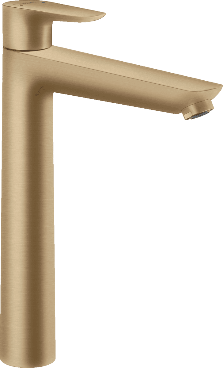 Bild von HANSGROHE Talis E Einhebel-Waschtischmischer 240 für Aufsatzwaschtische mit Zugstangen-Ablaufgarnitur #71716140 - Brushed Bronze