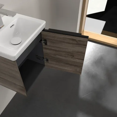 Bild von VILLEROY BOCH Subway 3.0 Waschbeckenunterschrank, 1 Tür, 351 x 429 x 309 mm, Stone Oak #C58401RK