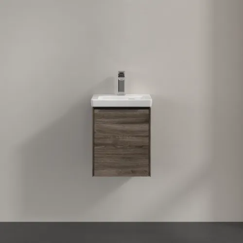 Bild von VILLEROY BOCH Subway 3.0 Waschbeckenunterschrank, 1 Tür, 351 x 429 x 309 mm, Stone Oak #C58401RK