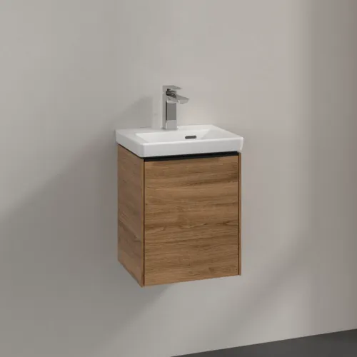 Bild von VILLEROY BOCH Subway 3.0 Waschbeckenunterschrank, 1 Tür, 351 x 429 x 309 mm, Kansas Oak #C58401RH