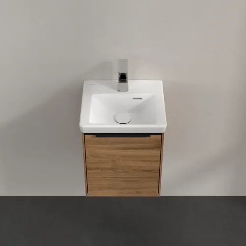 Bild von VILLEROY BOCH Subway 3.0 Waschbeckenunterschrank, 1 Tür, 351 x 429 x 309 mm, Kansas Oak #C58401RH