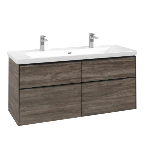 Picture of VILLEROY BOCH Subway 3.0 Vanity unit, 4 pull-out compartments, 1272 x 576 x 478 mm, Stone Oak #C60201RK