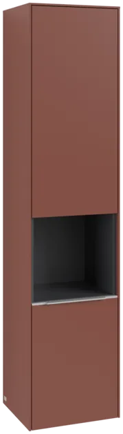 Obrázek VILLEROY BOCH Vysoká skříňka Subway 3.0, 2 dveře, 400 x 1710 x 362 mm, vínově červená #C58800AH