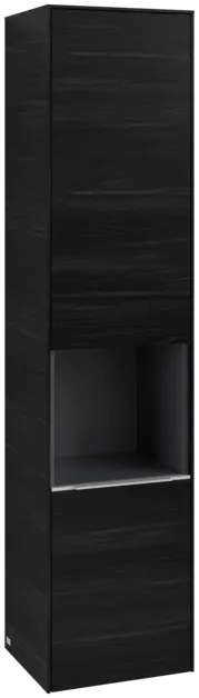 Bild von VILLEROY BOCH Subway 3.0 Hochschrank, 2 Türen, 400 x 1710 x 362 mm, Black Oak #C58800AB
